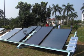 Solarthermie-Test in Kochi