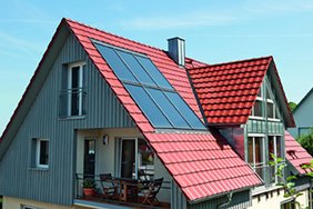 Solarthermie auf dem Dach