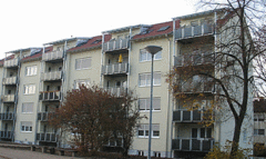 Sanierter Mietwohnungsbau in Tübingen