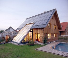 Solarkraftwerk Fenster
