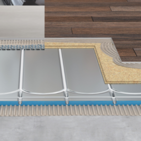 Die neue Warmwasser-Fußbodenheizung bietet sich für energetische Sanierungen an. Foto: Gutjahr