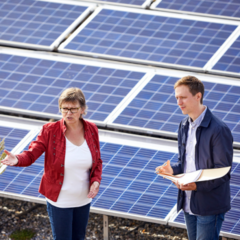 Photovoltaikanlagen – eine wichtige Säule des kommunalen Klimaschutzes. Foto: KEA-BW