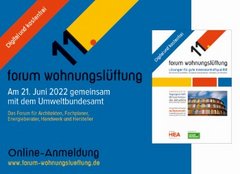 Das 11. Forum Wohnungslüftung findet am 21. Juni statt. Foto: HEA 2022