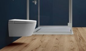 Das neue Dusch-WC PuraMotion überzeugt in Komfort, Funktionalität und Bedienung. Foto: Duschwelten, Neuwied