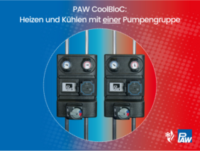 PAW stellt mit dem CoolBloC die erste Pumpengruppe zum Kühlen und Heizen zur Verfügung. Foto: PAW GmbH & Co. KG, Hameln