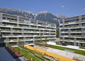Passivhaussiedlung in Innsbruck