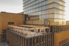 Das Sara Kulturhus in Schweden ist nun eines der höchsten Holzgebäude der Welt. Foto: White Arkitekter