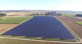 Luftbild Solarpark Oberpfalz