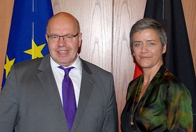 Peter Altmaier und Margrethe Vestager