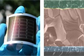 CdTe-Solarzellen auf Metallfolie