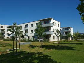 Gewofag Siedlung in München-Riem