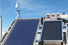 PVT-Kollektoren im Fraunhofer-Institut für Solare Energiesysteme
