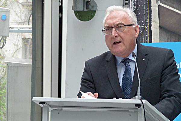 Manfred Greis, BDH-Präsident bei den Berliner Energietagen