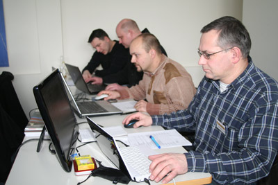 Teilnehmer eines Workshop