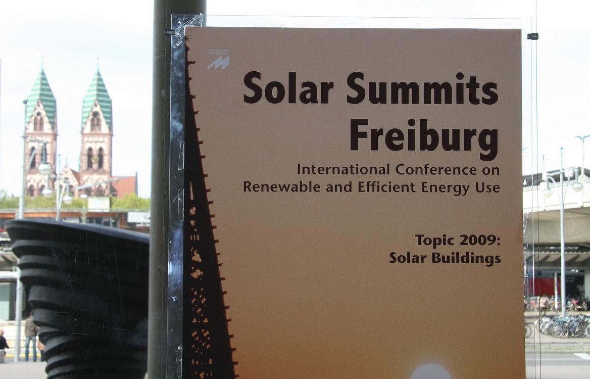 Werbung für Solar Summits