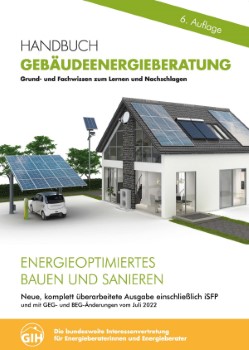 Ein unverzichtbares Nachschlagewerk: Das „Handbuch Gebäudeenergieberatung“. Foto: GIH
